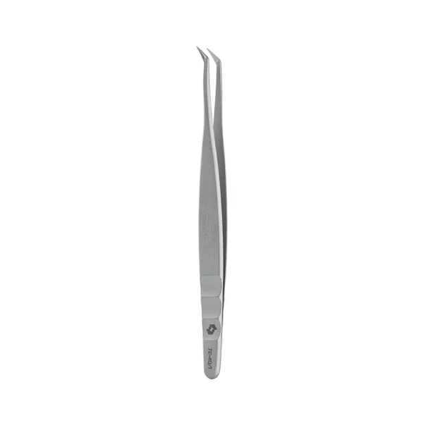 Пінцет професійний для вій L-подібний Staleks Pro Expert TE-40/1 - Зображення 2