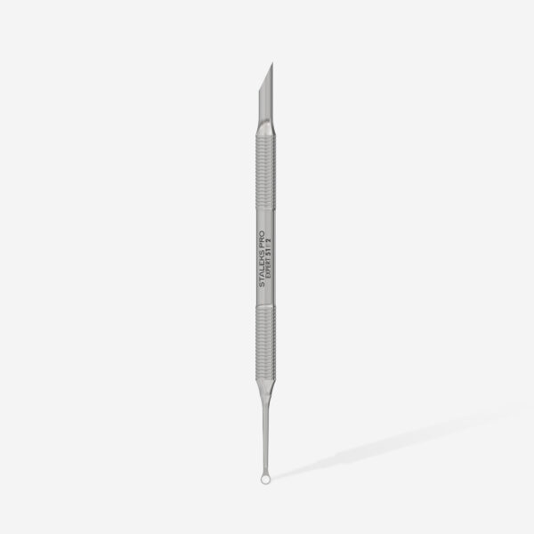 Лопатка манікюрна Staleks Pro Expert PE 51/2 (пушер скошений та кільце) - Зображення 3