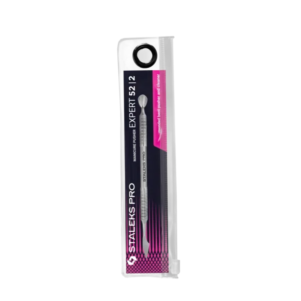 Лопатка манікюрна Staleks Pro Expert PE 52/2 (округлий вигнутий пушер і топірець)