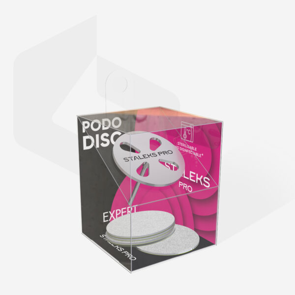 Диск педикюрний зі змінними файлами 180 грит 25 мм Staleks Pro Expert Pododisc L