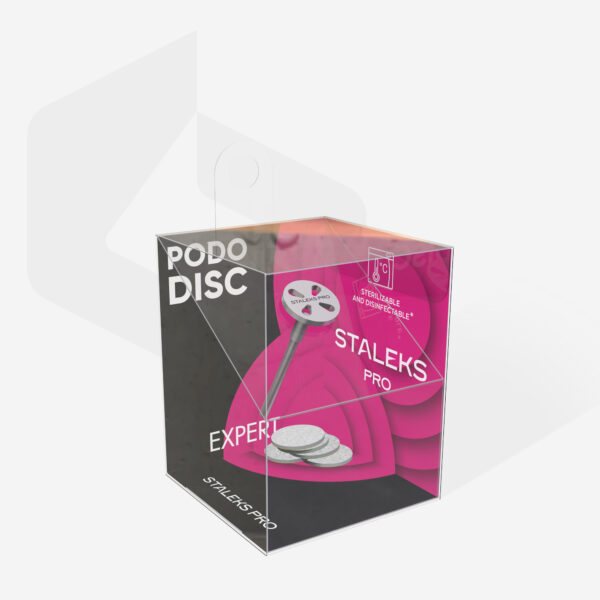 Диск педикюрний зі змінними файлами 180 грит 10 мм Staleks Pro Expert Pododisc XS
