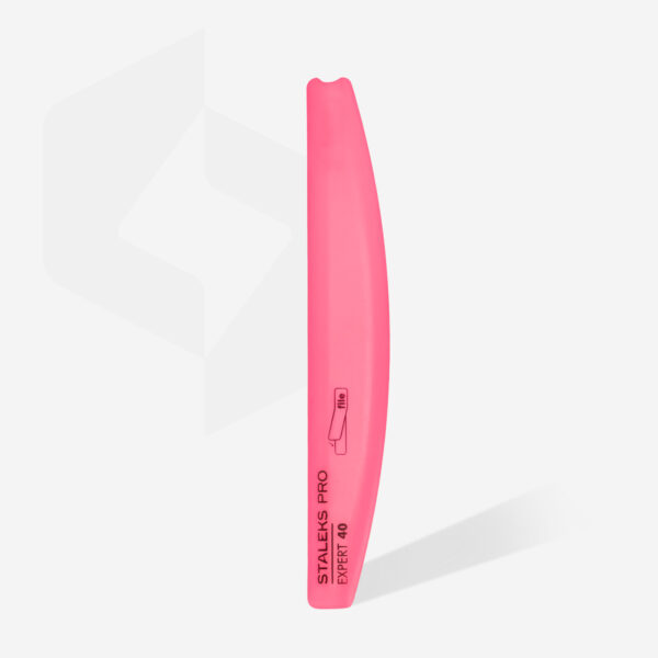 Основа для пилки пластикова скошена півмісяць Staleks Pro Expert SPBE-40 - Зображення 2