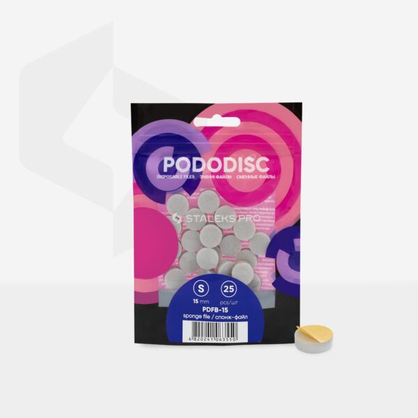 Спонж-файл полірувальник для педикюрного диску Staleks Pro Expert Pododisc S