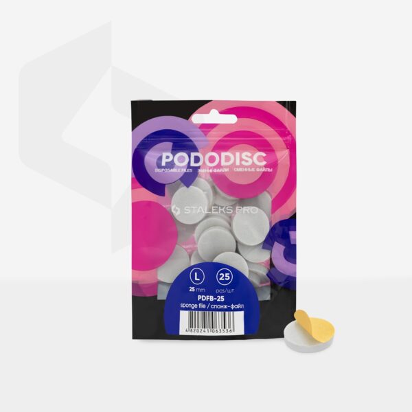 Спонж-файл полірувальник для педикюрного диску Staleks Pro Expert Pododisc L